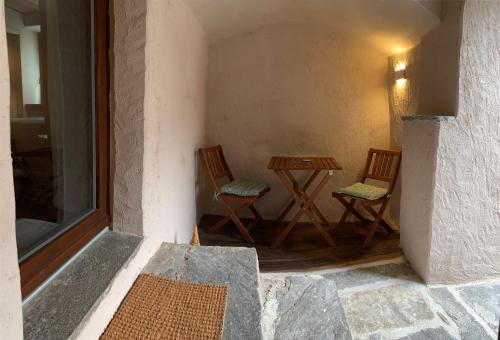 Χώρος καθιστικού στο Casa Pietra