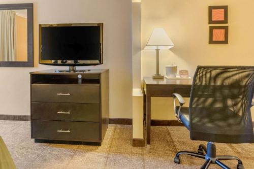 Μια τηλεόραση ή/και κέντρο ψυχαγωγίας στο Quality Inn & Suites Lenexa Kansas City