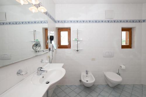 Koupelna v ubytování Hotel Engel