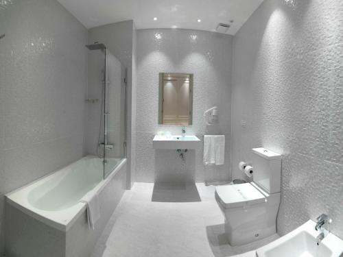 Koupelna v ubytování Hotel Atlántico