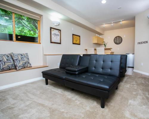 Χώρος καθιστικού στο Nederland Getaway Home
