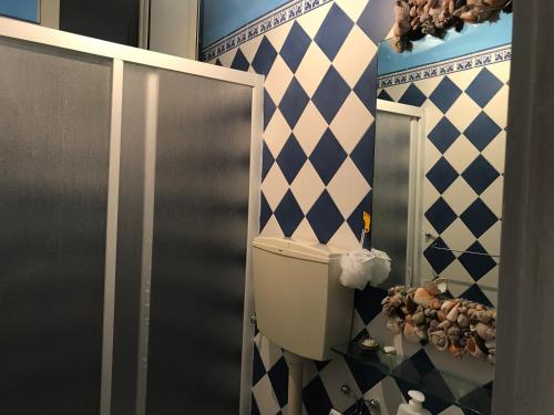 Koupelna v ubytování Domus Ligea