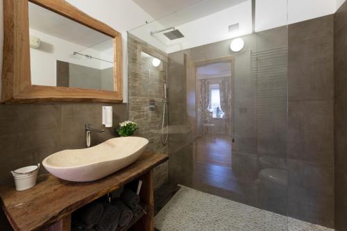 Bathroom sa Rifugio Cereda
