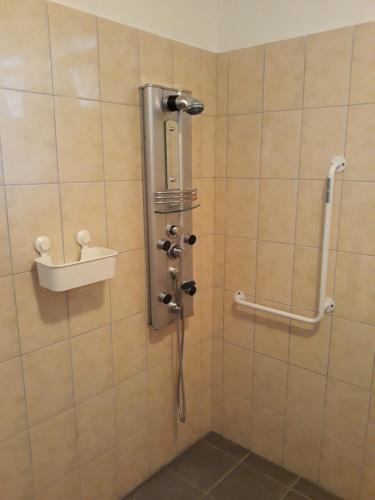 Kamar mandi di Bella Vendégház Mórahalom