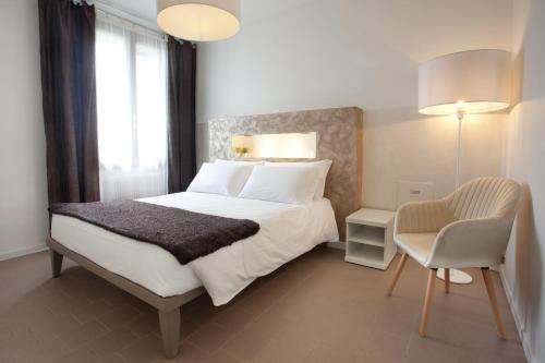 Posteľ alebo postele v izbe v ubytovaní AvianResidenze