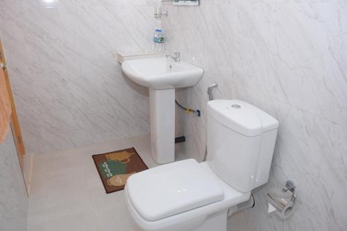 Koupelna v ubytování Gold inn