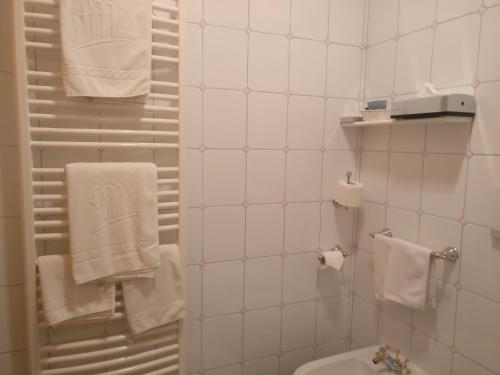 Koupelna v ubytování Schlosshotel Aehrental