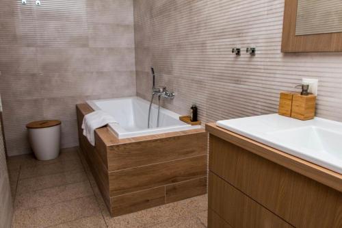Ванна кімната в Hotel uluBIOny
