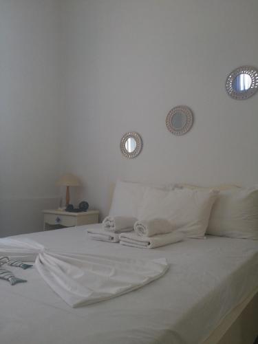 Cama o camas de una habitación en Paradisos Studios