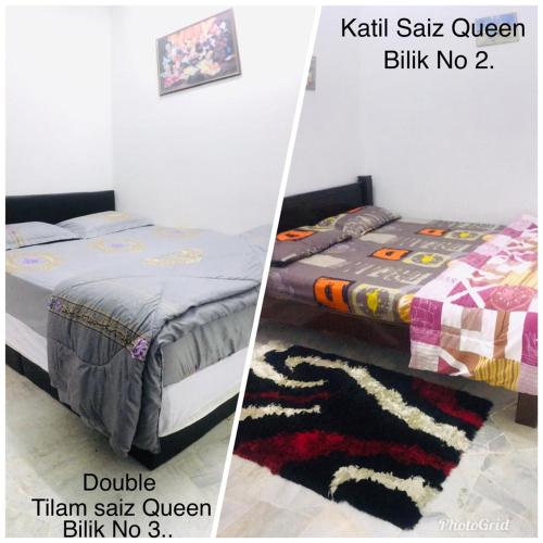 Ένα ή περισσότερα κρεβάτια σε δωμάτιο στο Pinggiran Homestay