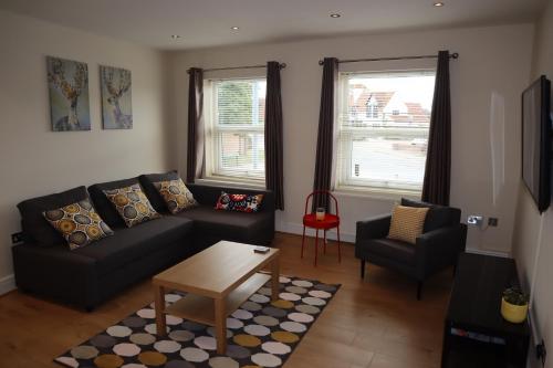Ruang duduk di Parkview Apartments Windsor