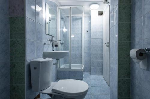 Kupatilo u objektu Penzion Bardejov
