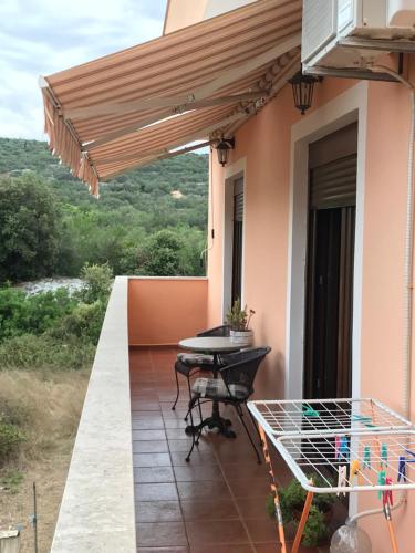 Balkón nebo terasa v ubytování Apartments Lamjana