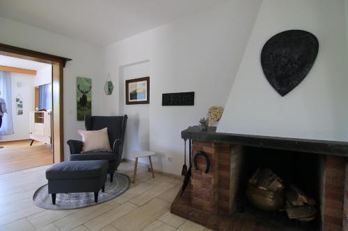 Posezení v ubytování Wohnung Talblick