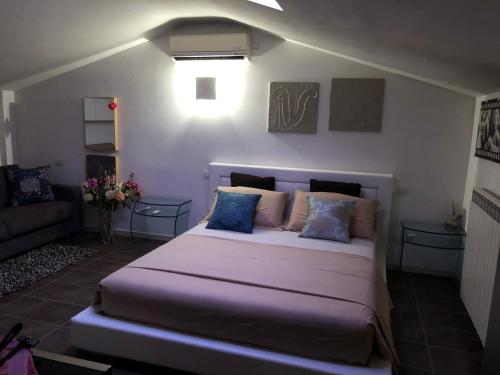 Llit o llits en una habitació de Il Giardino