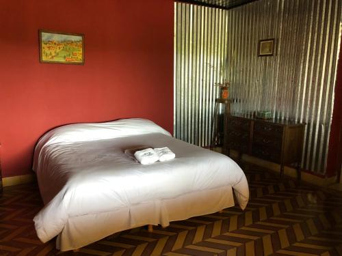 Ένα ή περισσότερα κρεβάτια σε δωμάτιο στο La Antonieta Estancia de Mar