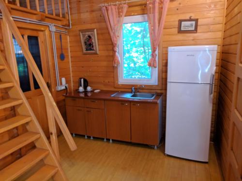 Kuchyň nebo kuchyňský kout v ubytování Colt de Rai