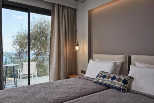Postel nebo postele na pokoji v ubytování Villa Mare