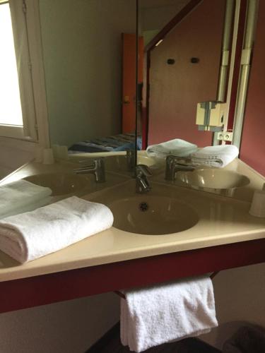 Een badkamer bij Hotel ClassEco Gent