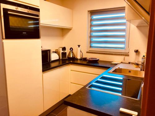 Køkken eller tekøkken på Ferienwohnung Brigach