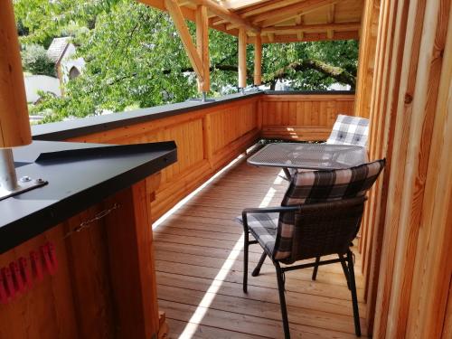 Balkón alebo terasa v ubytovaní Appartement Seppi