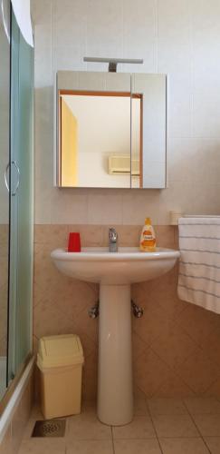 Koupelna v ubytování Apartmani Sanja