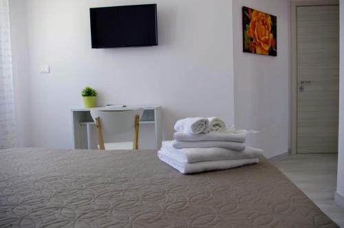 Cama o camas de una habitación en Tra cielo e mare