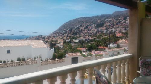 a view from the balcony of a house at Canuta de Ifach 3H in La Canuta