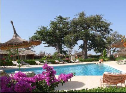 Bazén v ubytování Baobab Soleil nebo v jeho okolí