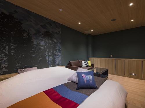 Katil atau katil-katil dalam bilik di Hotel Crest Chiba Anagawa (Adult Only)