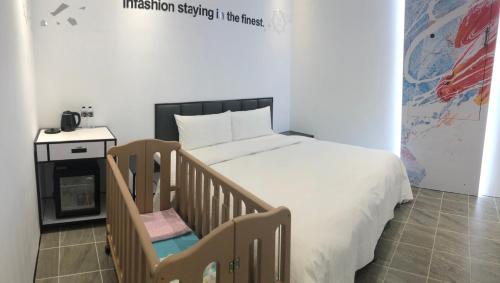 Katil atau katil-katil dalam bilik di If Motel In Fashion