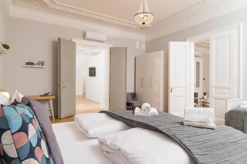 Cama o camas de una habitación en Palais Schottentor