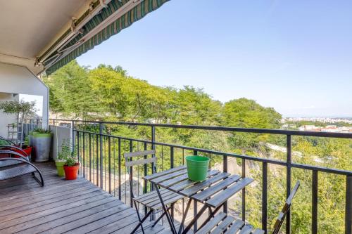 Superbe Appart 3ch Terrasse Vue sur Lyon et garage