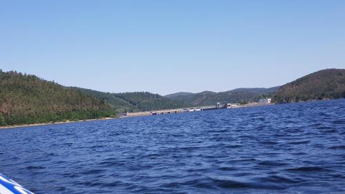 a view of a large body of water at Chata Horelka in Kowářow