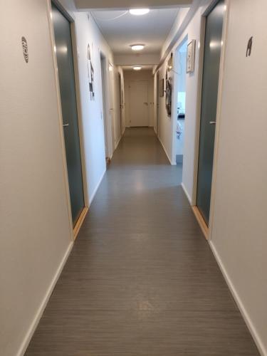 a corridor of a hospital hallway at Vandrehuset 2 og 3 in Nuuk