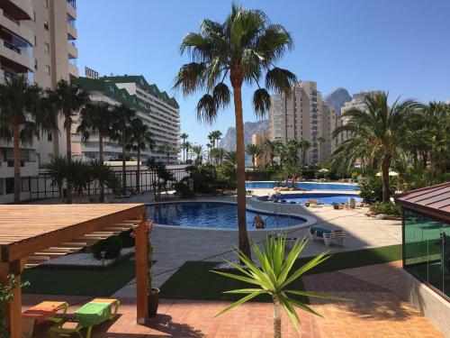 Bazén v ubytování Elite Apartments in Calpe nebo v jeho okolí