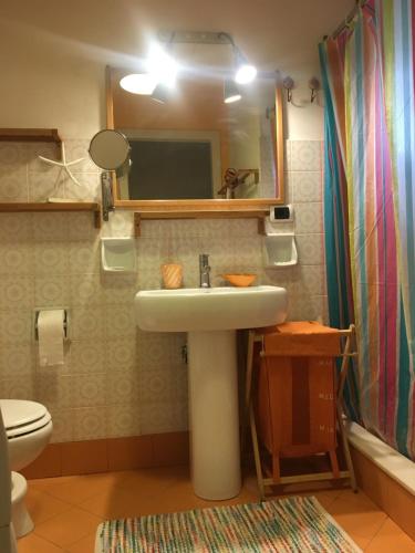 Kúpeľňa v ubytovaní Casa delle dune