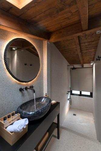 Koupelna v ubytování Noma Hotel