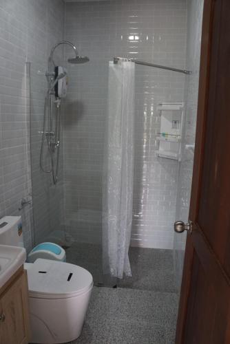 Koupelna v ubytování Evie Mae Resort