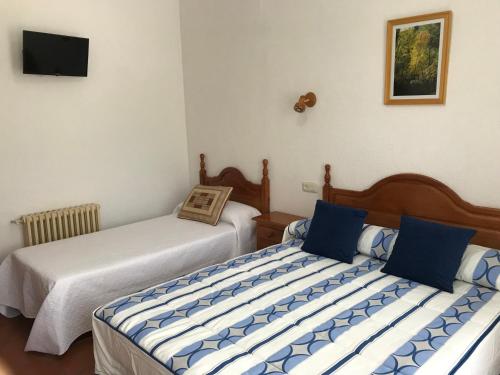 Letto o letti in una camera di Hotel Rural Riogazas