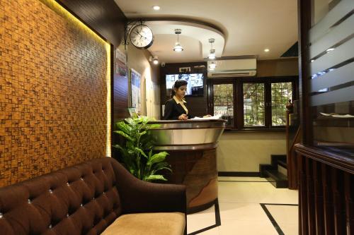 TV a/nebo společenská místnost v ubytování Hotel Happyland