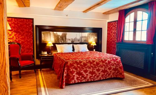 Łóżko lub łóżka w pokoju w obiekcie Hotel Gdańsk Boutique