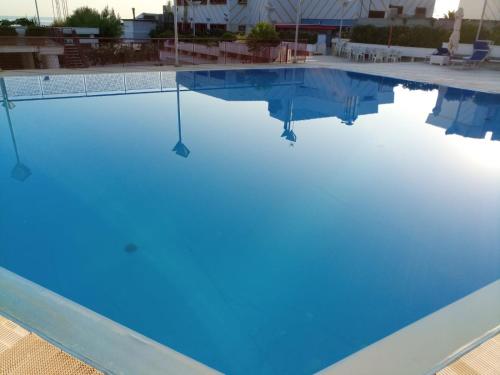 a large swimming pool with blue water at Hotel Salsello in Bisceglie