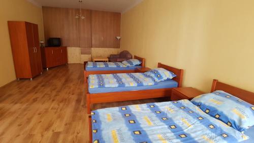 Posteľ alebo postele v izbe v ubytovaní Apartmány - Vidnava