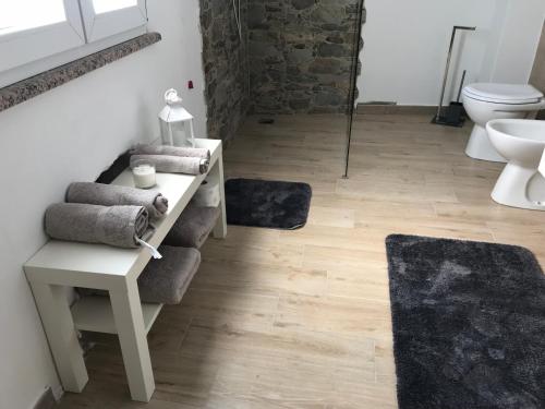 Koupelna v ubytování Casa vacanze “ gli orizzonti “ appartamento Ninfea