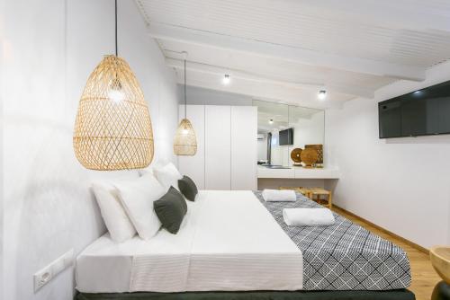 Lova arba lovos apgyvendinimo įstaigoje Matala Luxury Apartments