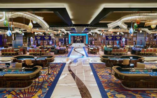 ห้องอาหารหรือที่รับประทานอาหารของ Hard Rock Hotel & Casino Atlantic City