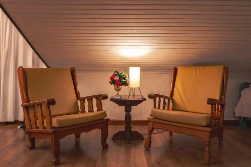 Ruang duduk di Hotel Meissner Hof