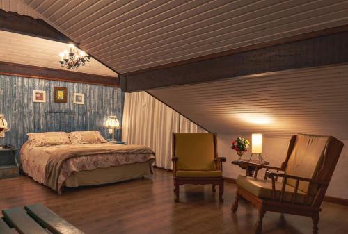 Katil atau katil-katil dalam bilik di Hotel Meissner Hof