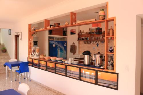 Dapur atau dapur kecil di Hostería Altea
